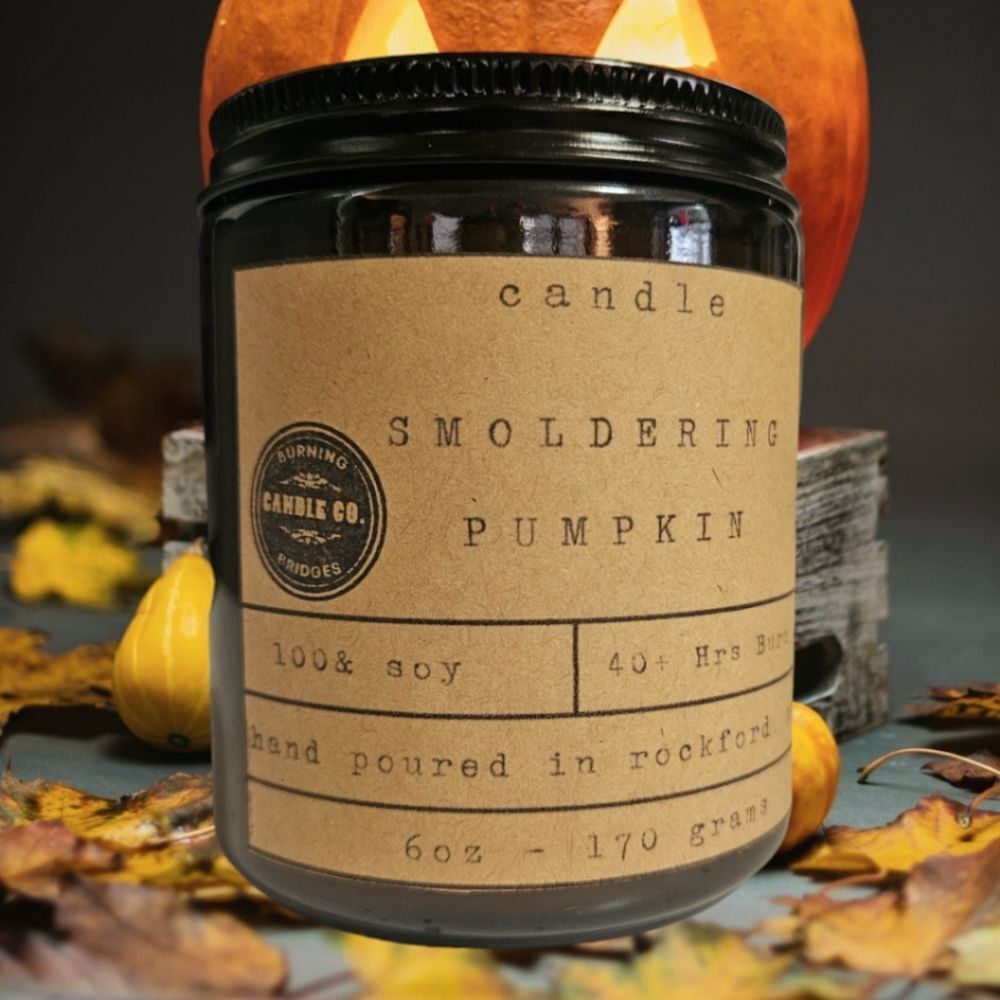Hand Poured Candle - Smoldering Pumpkin 6oz